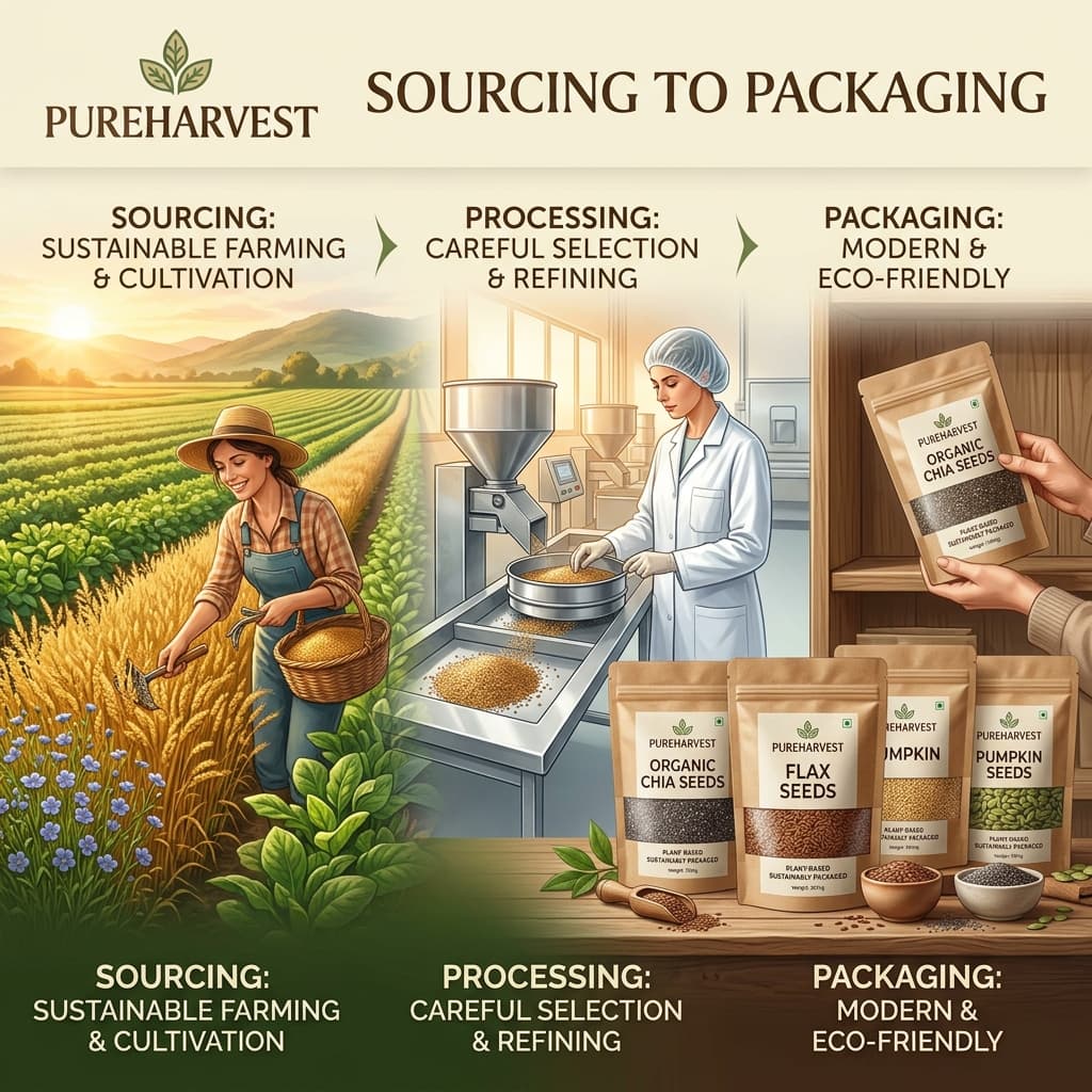 Harvesting and packaging natural seeds